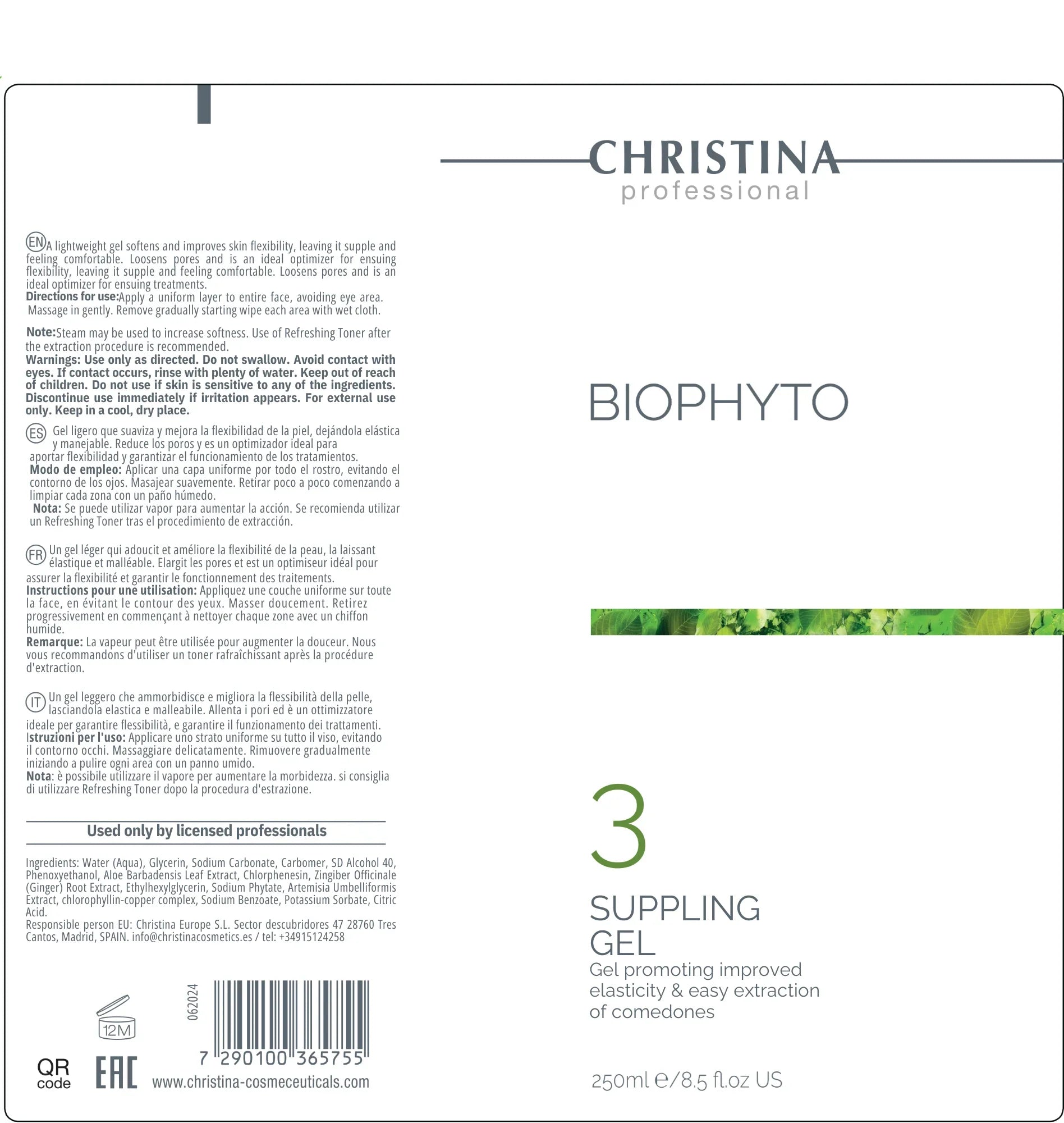 Christina BioPhyto 3 Suppling Gel – na trądzik