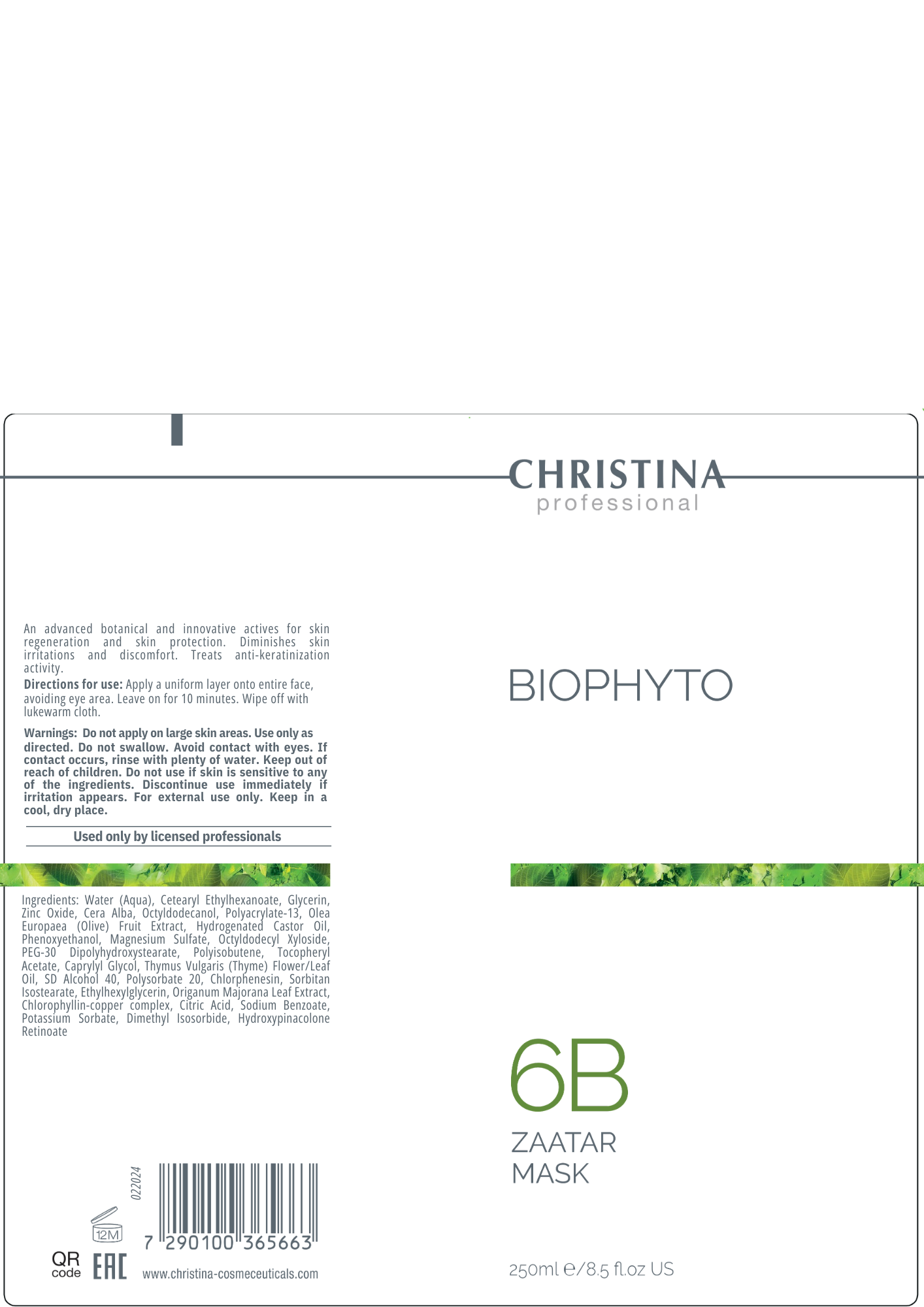 Maska «Zaatar» (krok 6B)