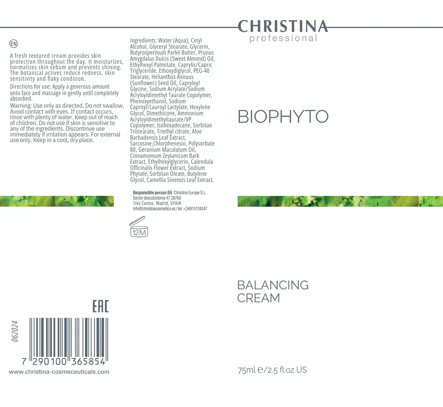 Christina BioPhyto Balancing Cream