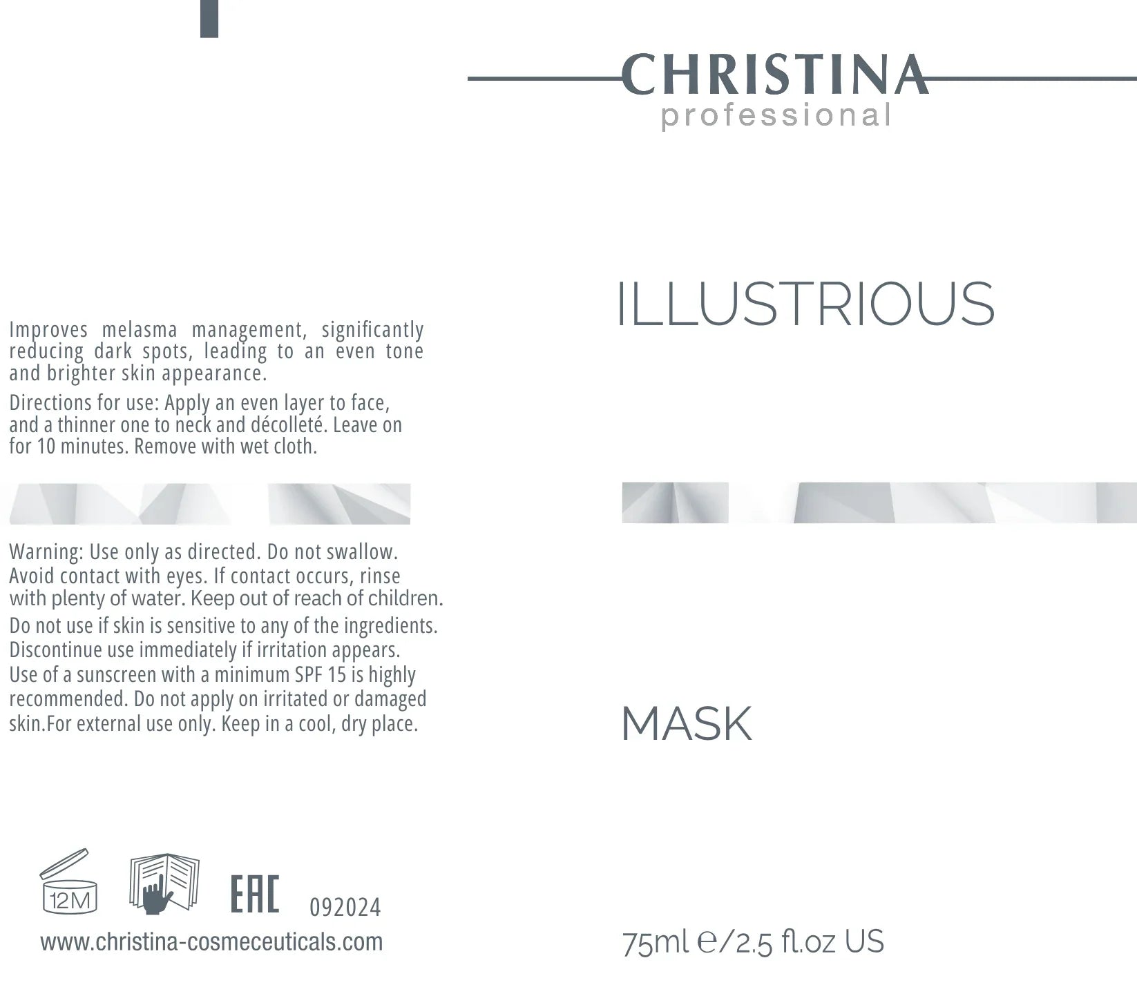 Christina Illustrious Mask – maska do twarzy – mask