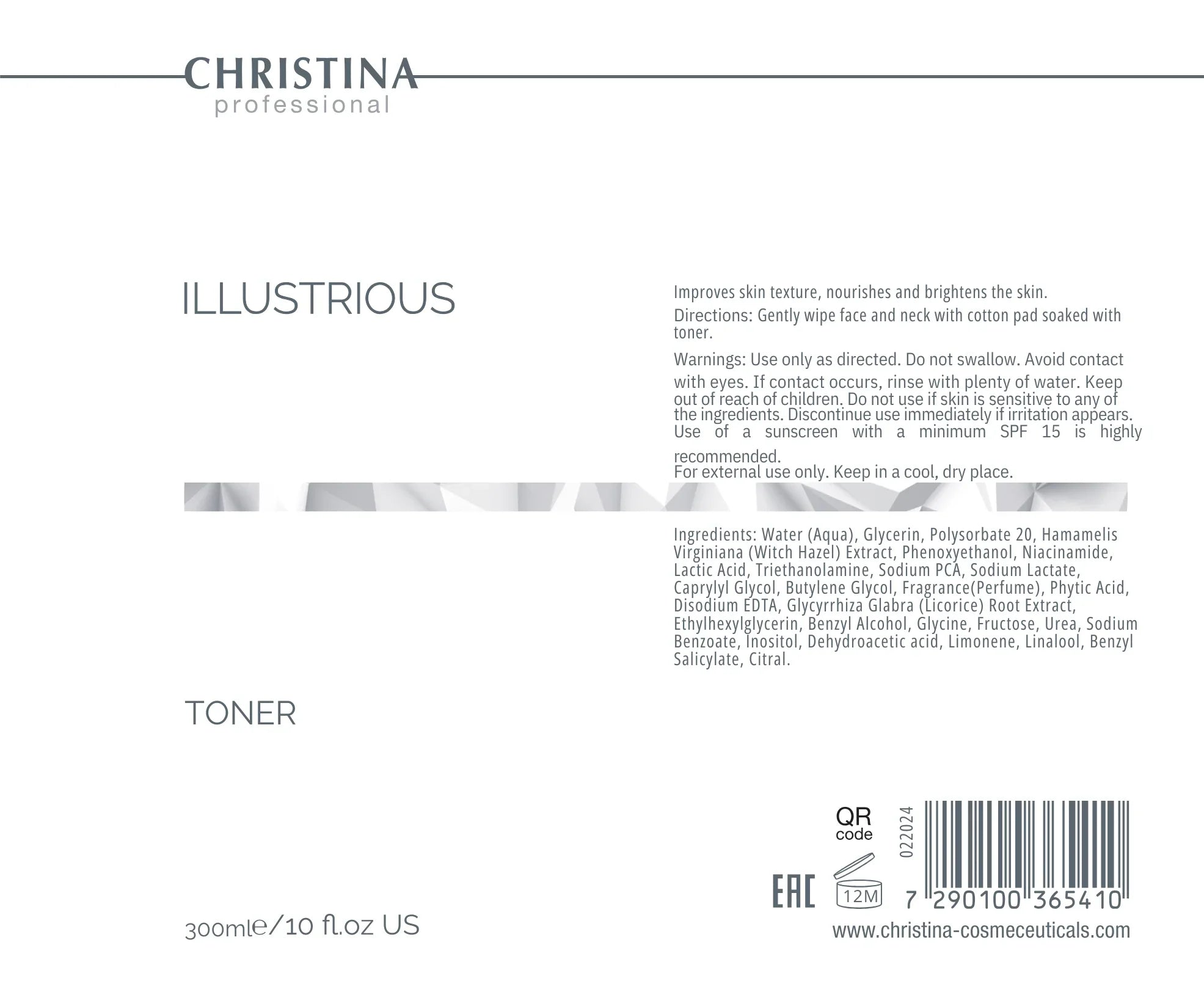 Christina Illustrious Toner – tonik do twarzy