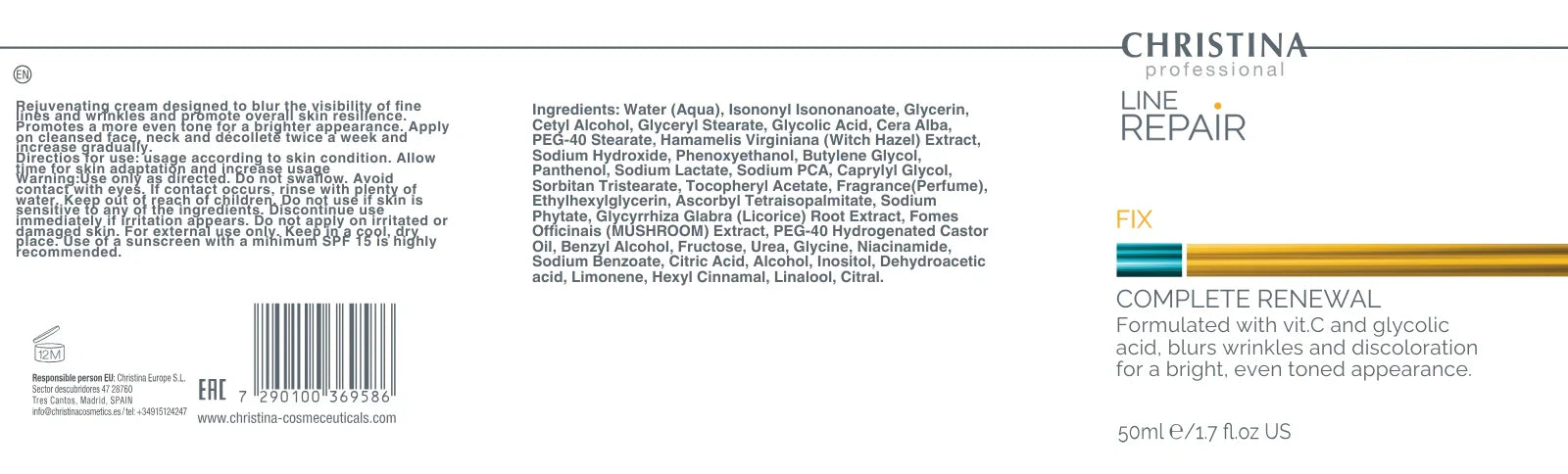 Christina Line Repair Fix Complete Renewal