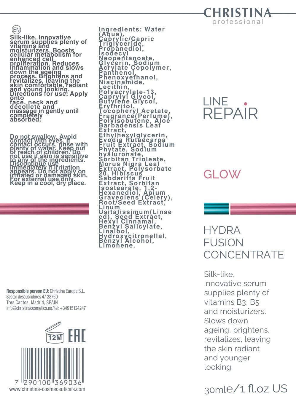 Christina Line Repair Glow Hydra Fusion Concentrate