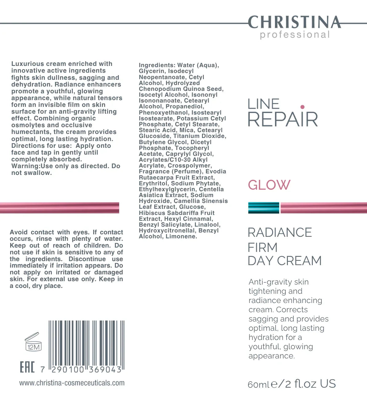 Christina Line Repair Glow Radiance Firm Day Cream
