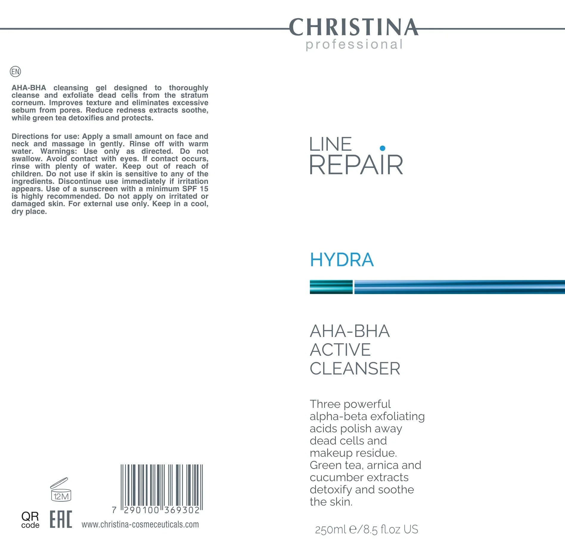 Christina Line Repair Hydra AHA BHA Active Cleanser – na trądzik