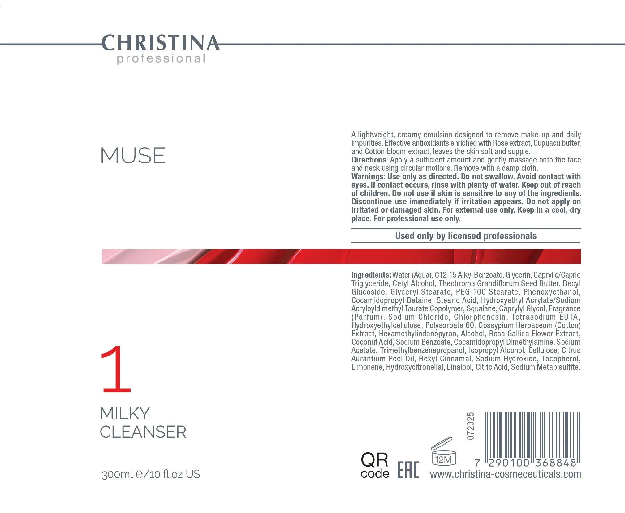 Christina Muse 1 Milky Cleanser 300 – na trądzik