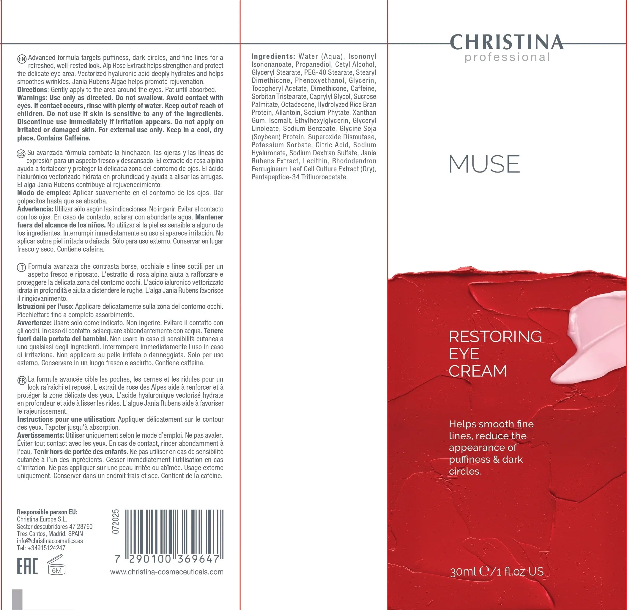 Christina Muse Restoring Eye Cream 30