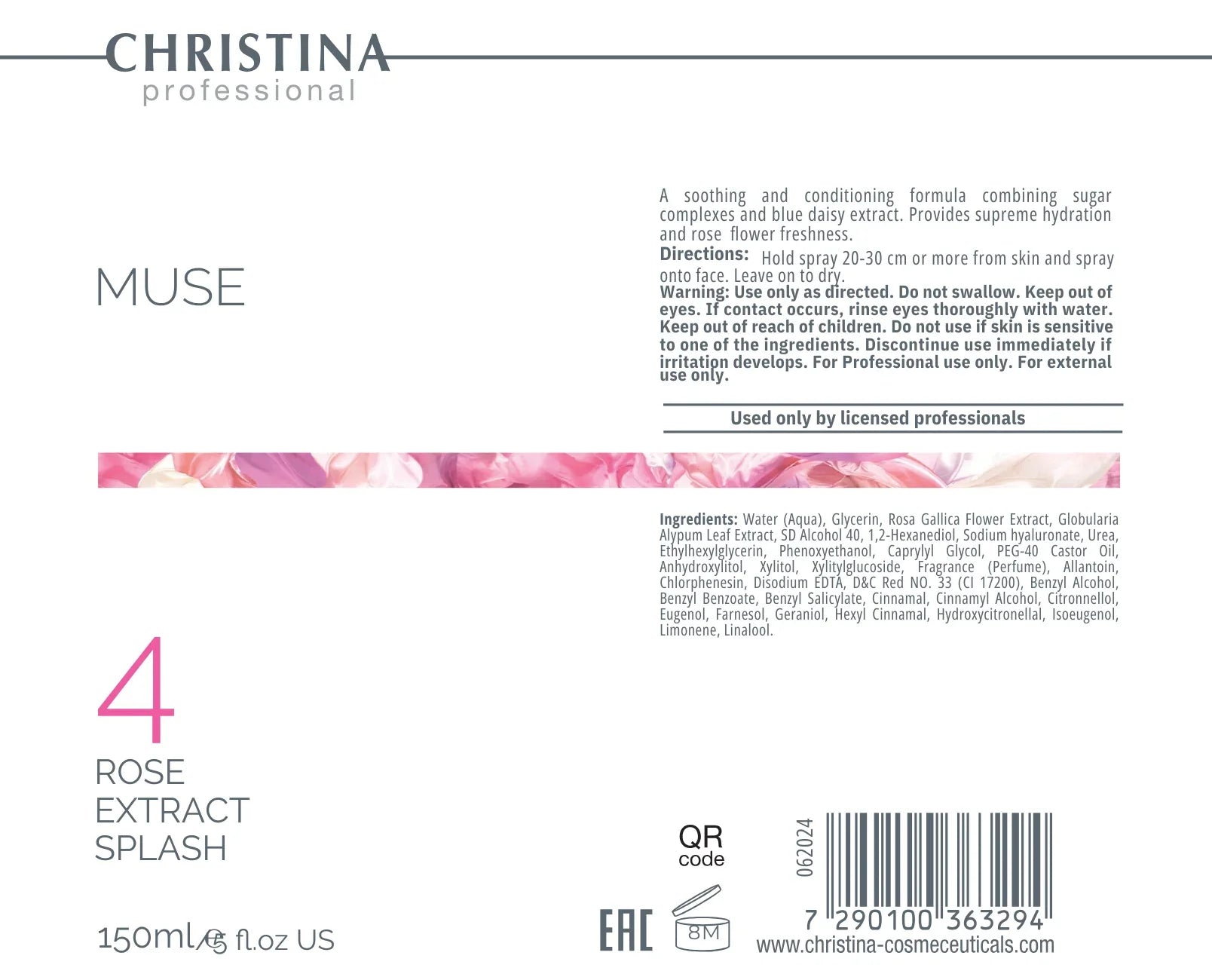 Christina Spray z ekstraktem z róży (krok 4)