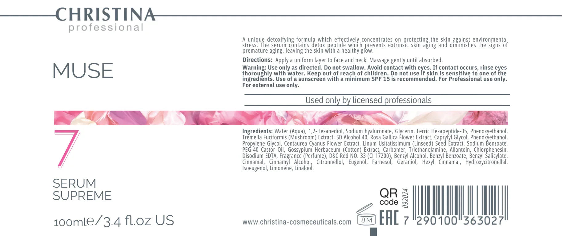 Christina Serum Supreme (krok 7) – SPF – serum