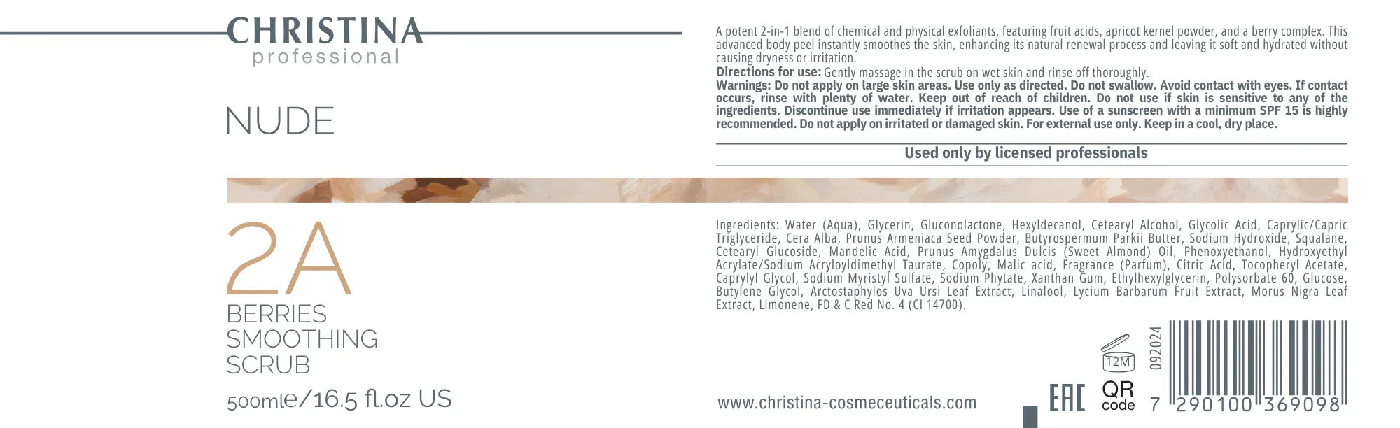 Christina Nude 2A Berries Smoothing Scrub – peeling do twarzy