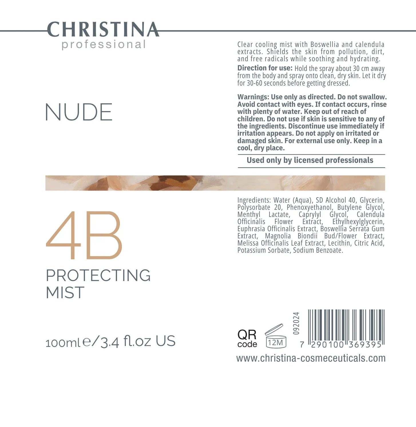 Christina Nude 4B Protecting Mist