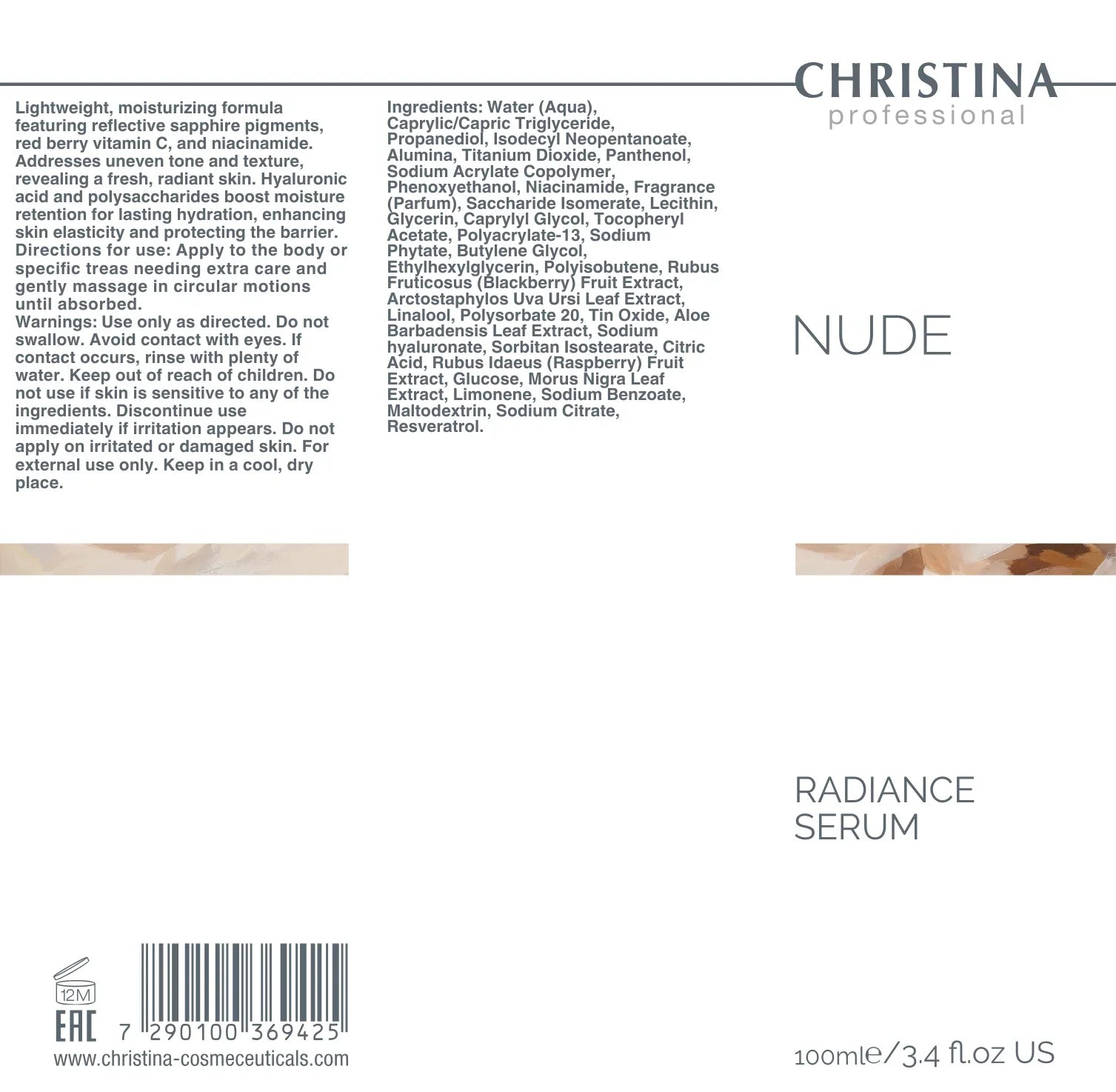 Christina Nude Radiance Serum – serum