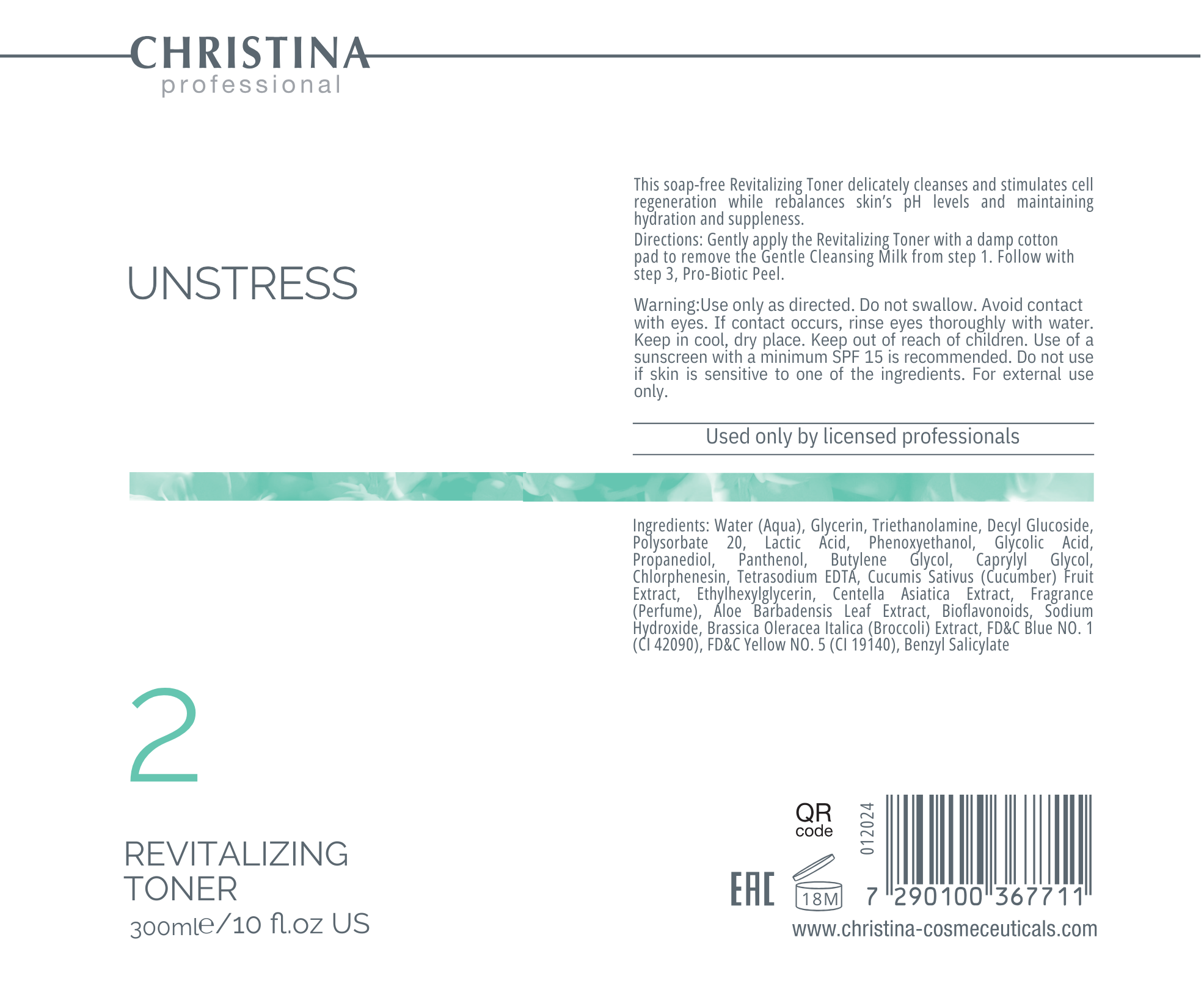 Revitalizing Toner (Step 2)