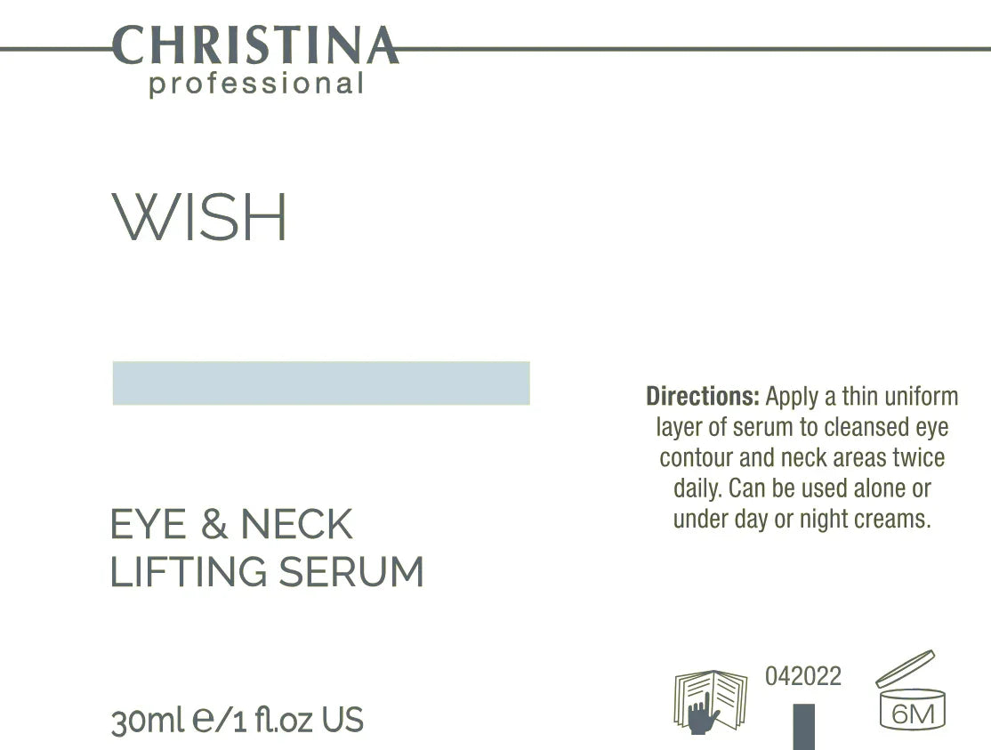 Christina Wish Eye and Neck Lifting Serum – serum
