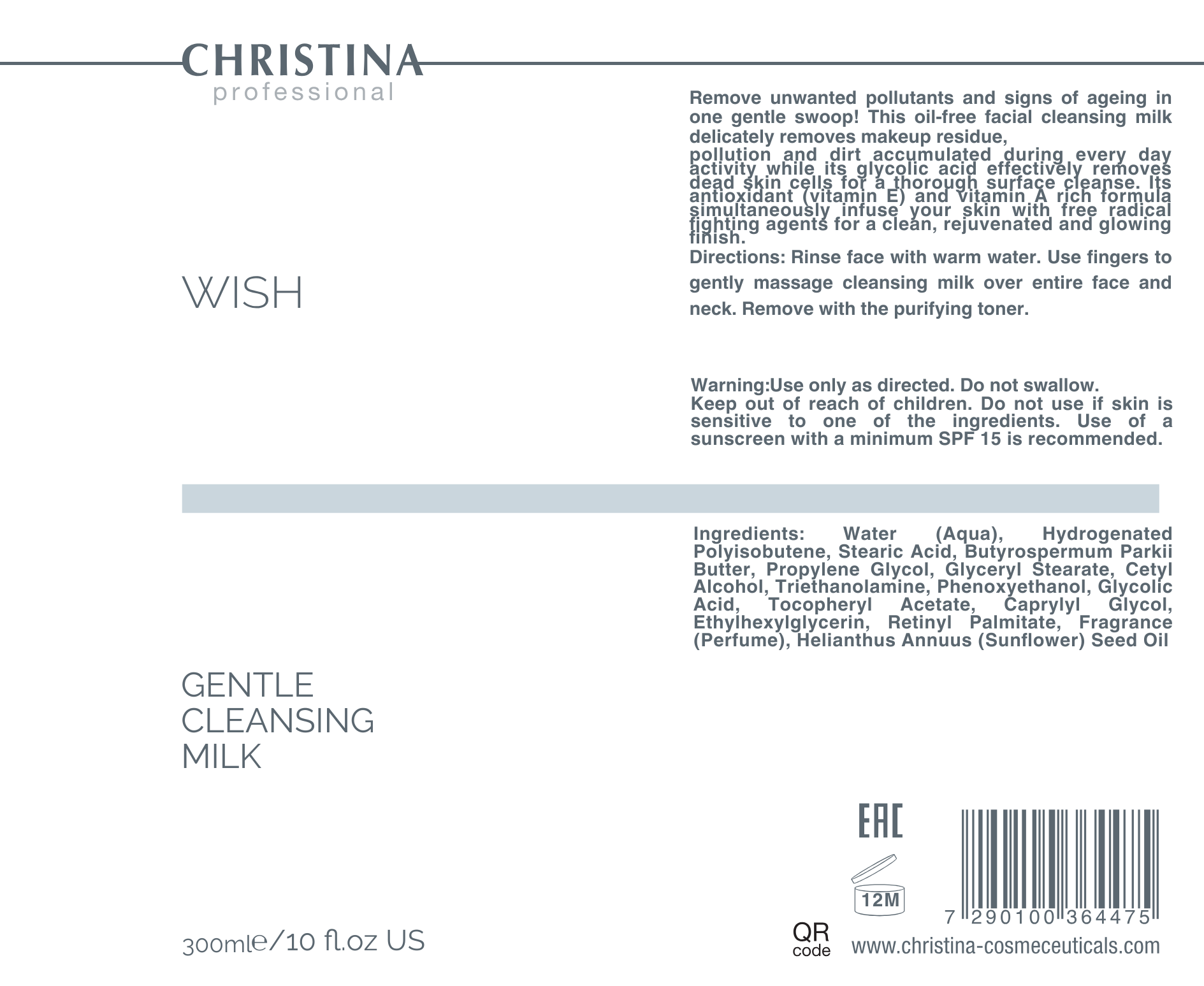 Gentle Cleansing Milk