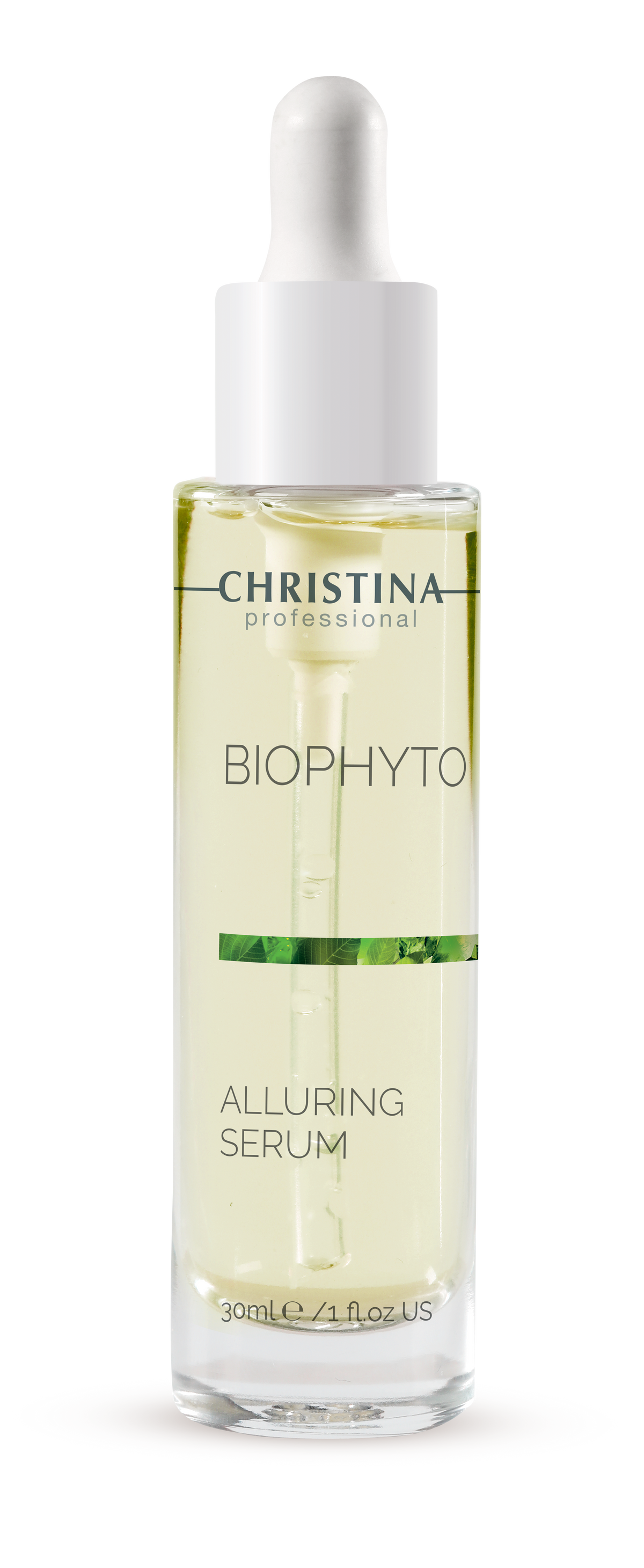 Christina BioPhyto Alluring Serum – brightening serum, packshot, transparent background