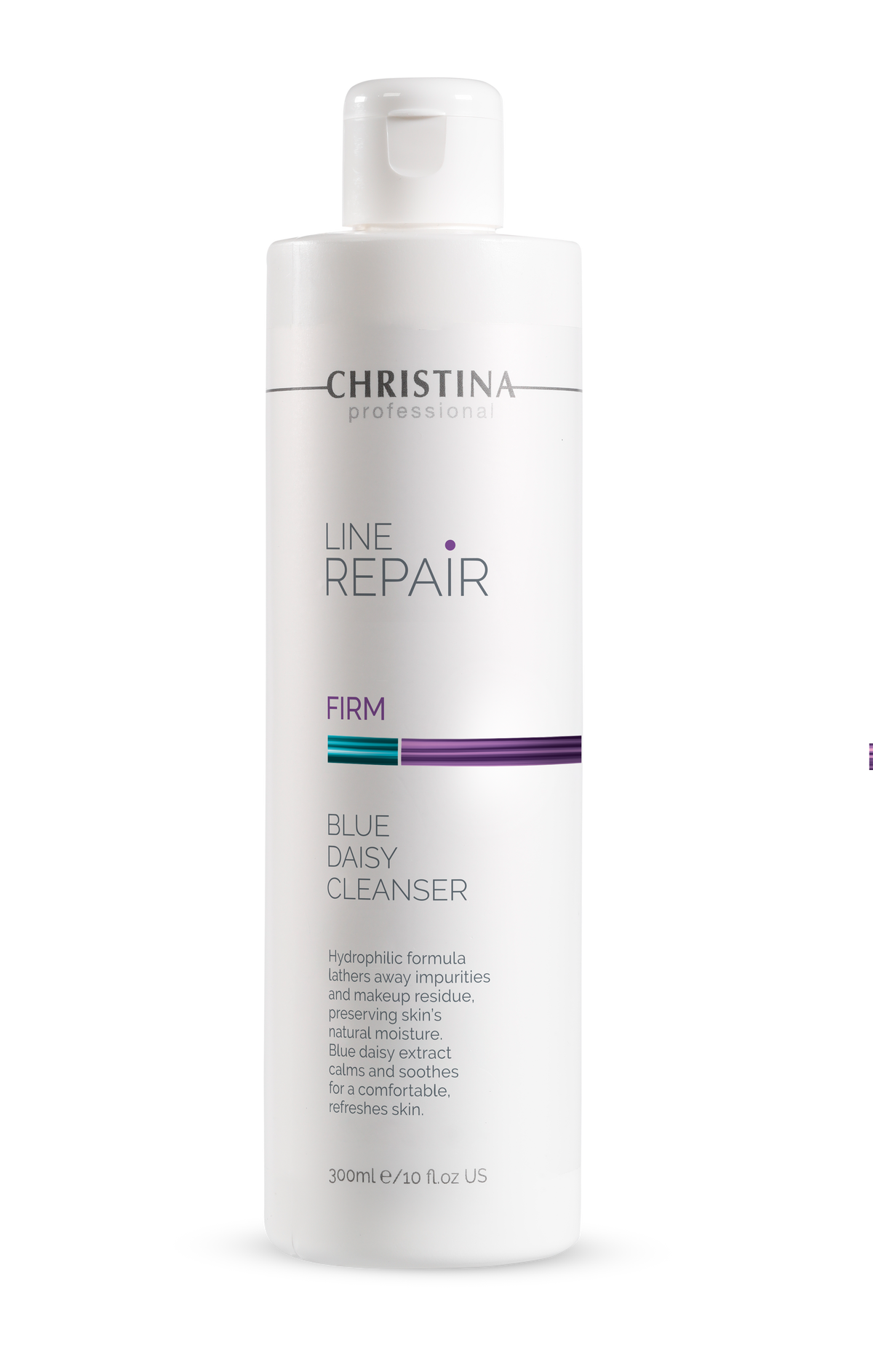 Christina Line Repair Firm Blue Daisy Cleanser – packshot, transparent background