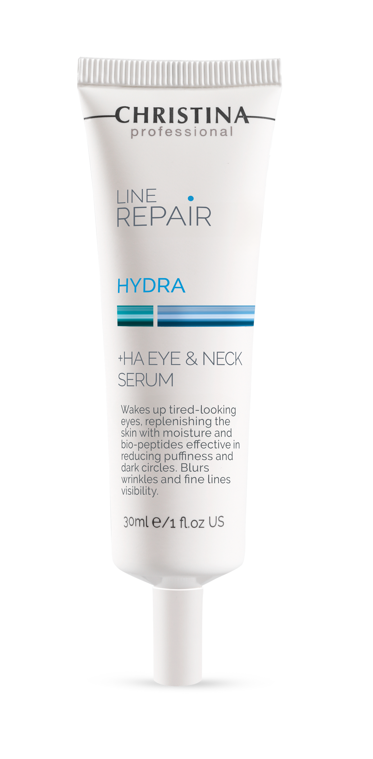 Christina Line Repair Hydra HA Eye & Neck Serum – packshot, transparent background