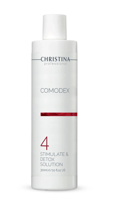 Comodex 刺激排毒溶液(步驟 4)針對瑕疵的準備