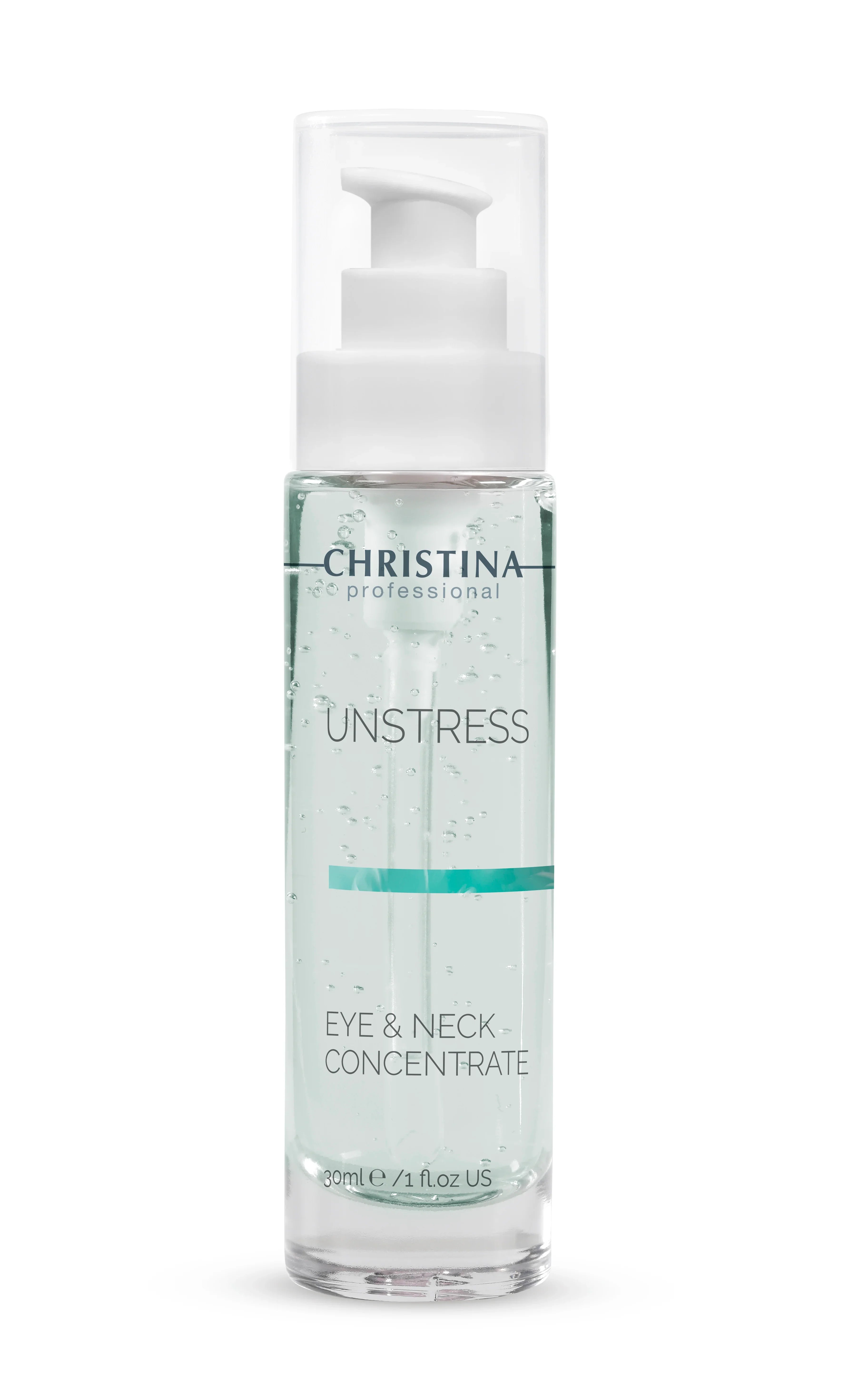 Christina Unstress Eye and Neck Concentrate – pielęgnacja szyi i dekoltu – na cerę naczynkową – cream