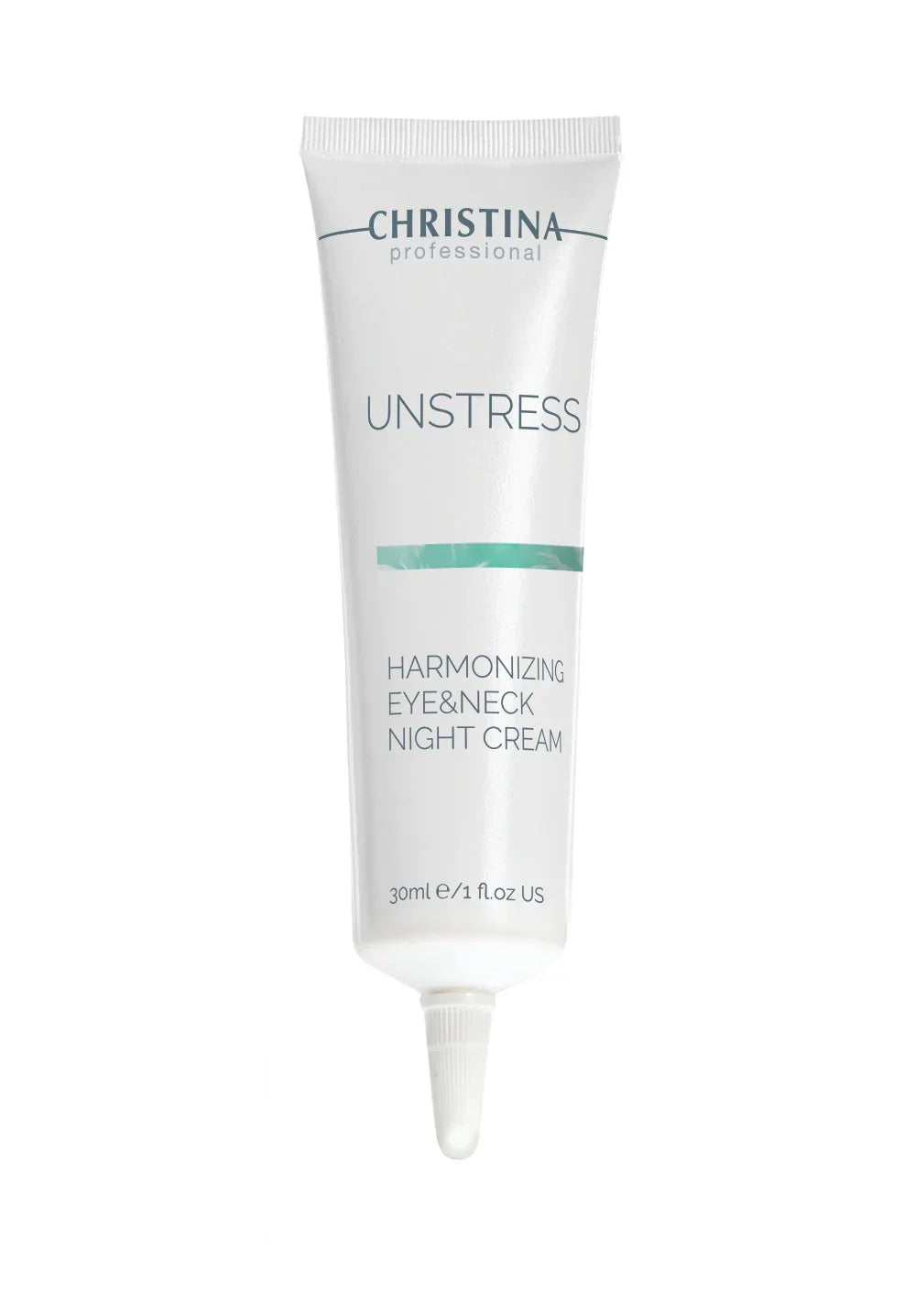 Christina Unstress Harmonizing Eye & Neck Night Cream – neck & décolleté care – retinol – for couperose-prone skin – cream