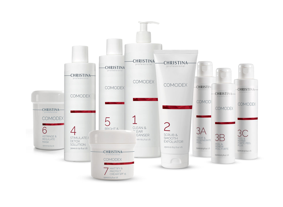Christina Comodex Professional — zestaw produktów gabinetowych linii