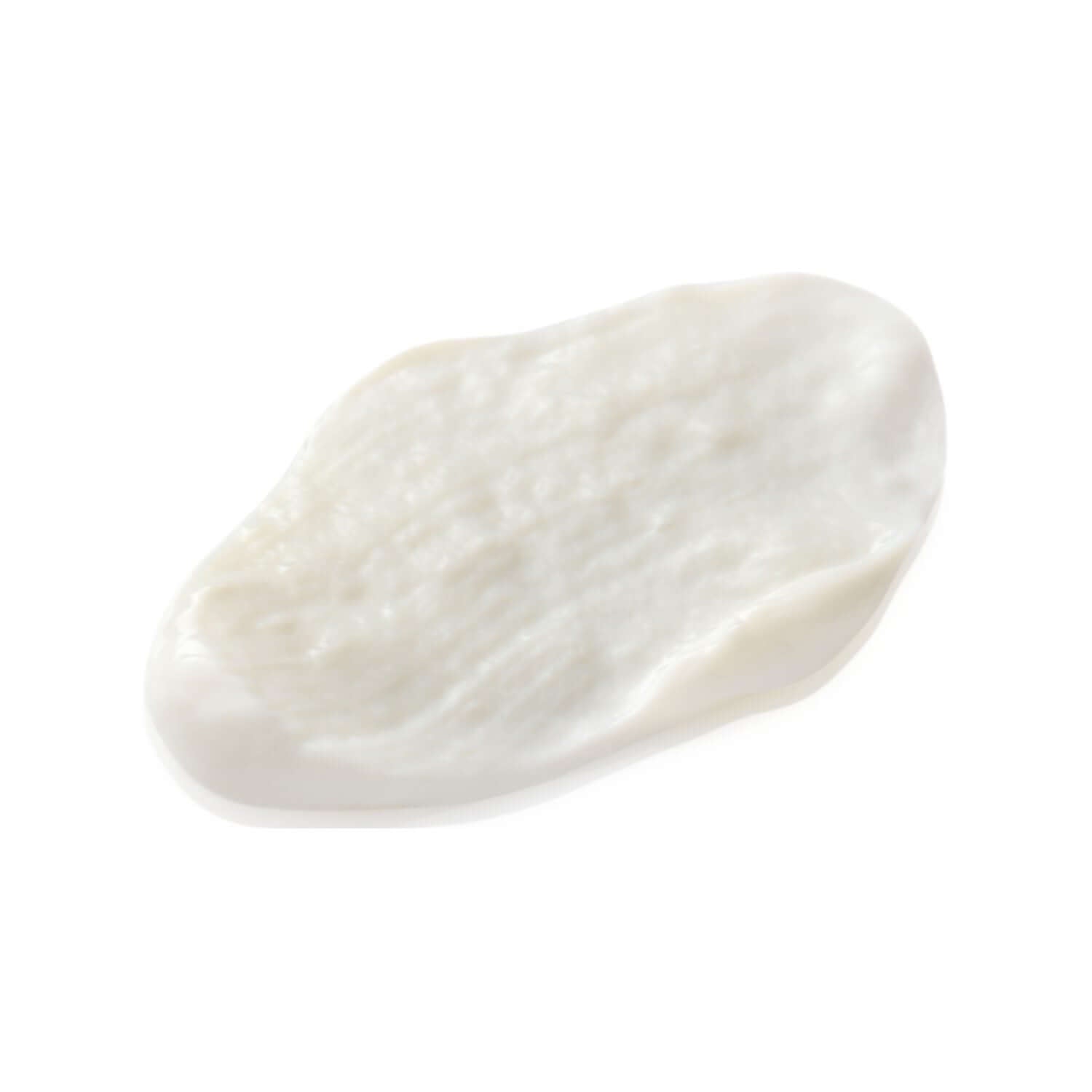 White cream lotion texture for daily skincare protection against UV rays.