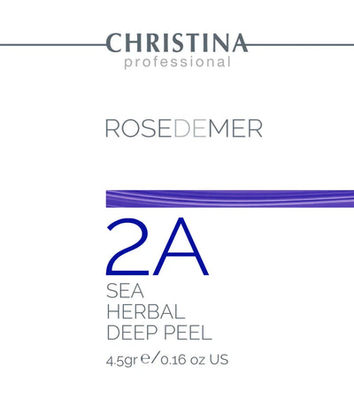 Christina Rose De Mer 2A+2B Sea Herbal Deep Peel Kit (20sachet+2activ) – peeling do twarzy