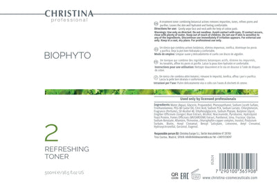 Christina BioPhyto 2 Refreshing Toner – tonik do twarzy – na trądzik