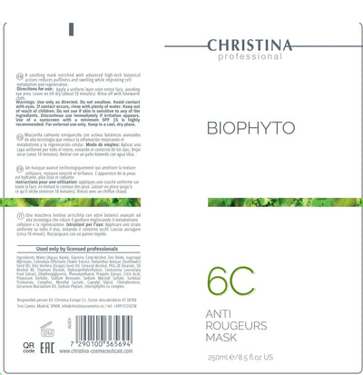 Christina BioPhyto 6c Anti rougeurs mask – maska do twarzy – SPF – na cerę naczynkową – mask
