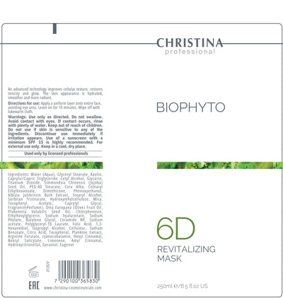 Christina BioPhyto 6d Revitalizing Mask – maska do twarzy – SPF – mask