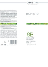 Christina BioPhyto 8b Ultimate Defense Day Cream SPF 20  250 – krem do twarzy – SPF – cream