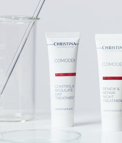Serum na dzień Christina z kwasem hialuronowym, magnolią i zieloną herbatą. Kontroluje sebum, zwężające pory. Kontroluje i reguluje wydzielanie sebum.