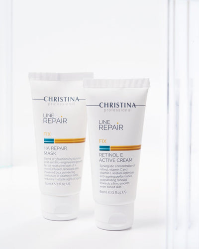 Maska nawilżająco-odmładzająca Christina Line Repair z retinolem i olejem avocado – rozjaśnia przebarwienia i ujędrnia skórę twarzy