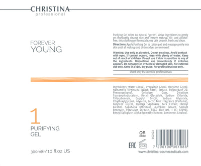 Forever Young Purifying Gel (krok 1) Żel z peptydami regulacja sebum