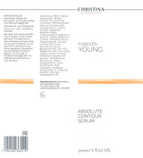 Applying Christina Forever Young contouring serum - professional firming care with peptides reducing signs of aging