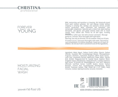 Skład i składniki aktywne żelu do mycia twarzy Christina Forever Young 300ml