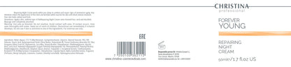 Forever Young Repairing Night Cream Christina - profesjonalny krem naprawczy na noc z peptydami dla kobiet dojrzałej cery