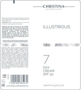 Christina Illustrious 7  Day Cream SPF 50 – face cream – SPF – for acne-prone skin – for couperose-prone skin – cream
