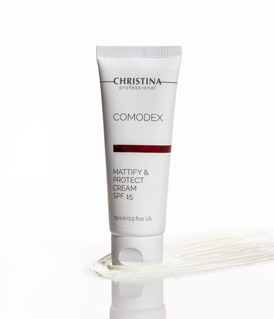 Krem Matujący SPF 15 Christina Dla Cery Tłustej Comodex