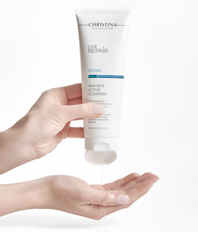 Line Repair Hydra AHA BHA Active Cleanser Żel oczyszczający z kwasami AHA regenerujący
