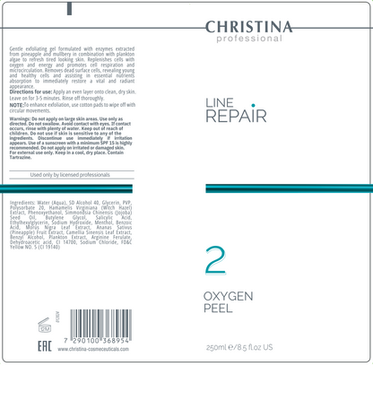 Oxygen peel (step 2)