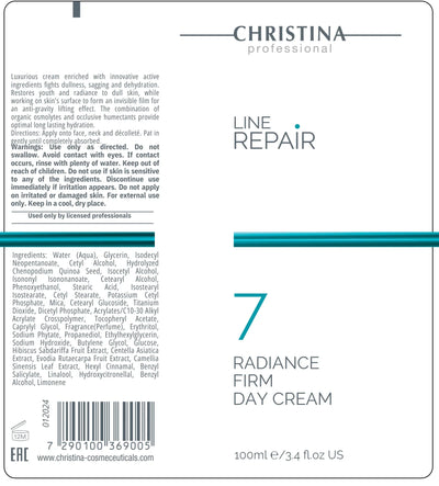 Christina Line Repair 7 Radiance Firm Day Cream – krem do twarzy – na trądzik – cream