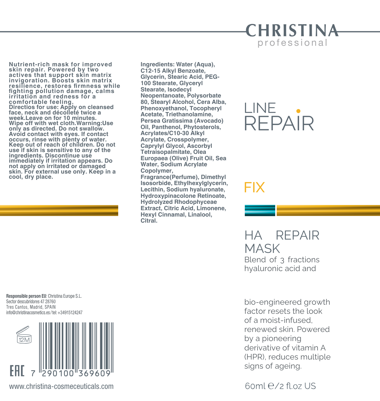 Ha Repair Mask