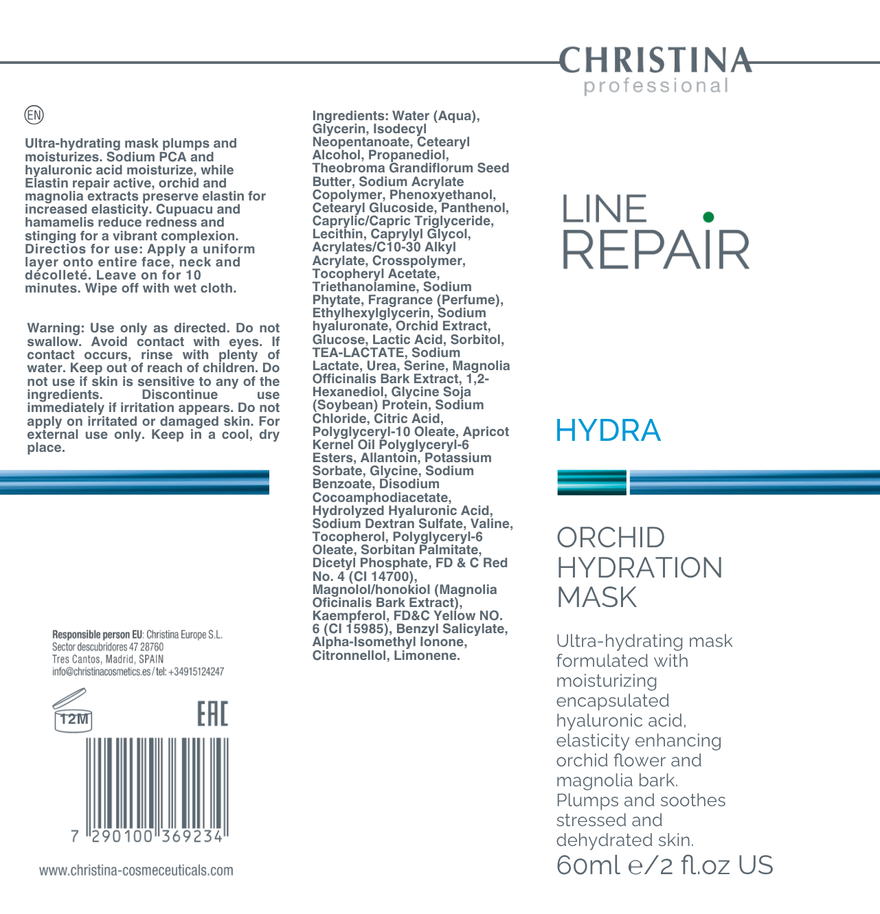 Orchid Hydration Mask