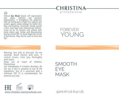 Maska wygładzająca pod oczy Smooth Eye Mask od Christina Forever Young