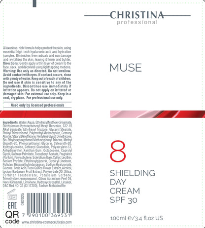 Muse Shielding Day Cream SPF-30 - Ochronny krem dzienny (krok 8) - 150 ml