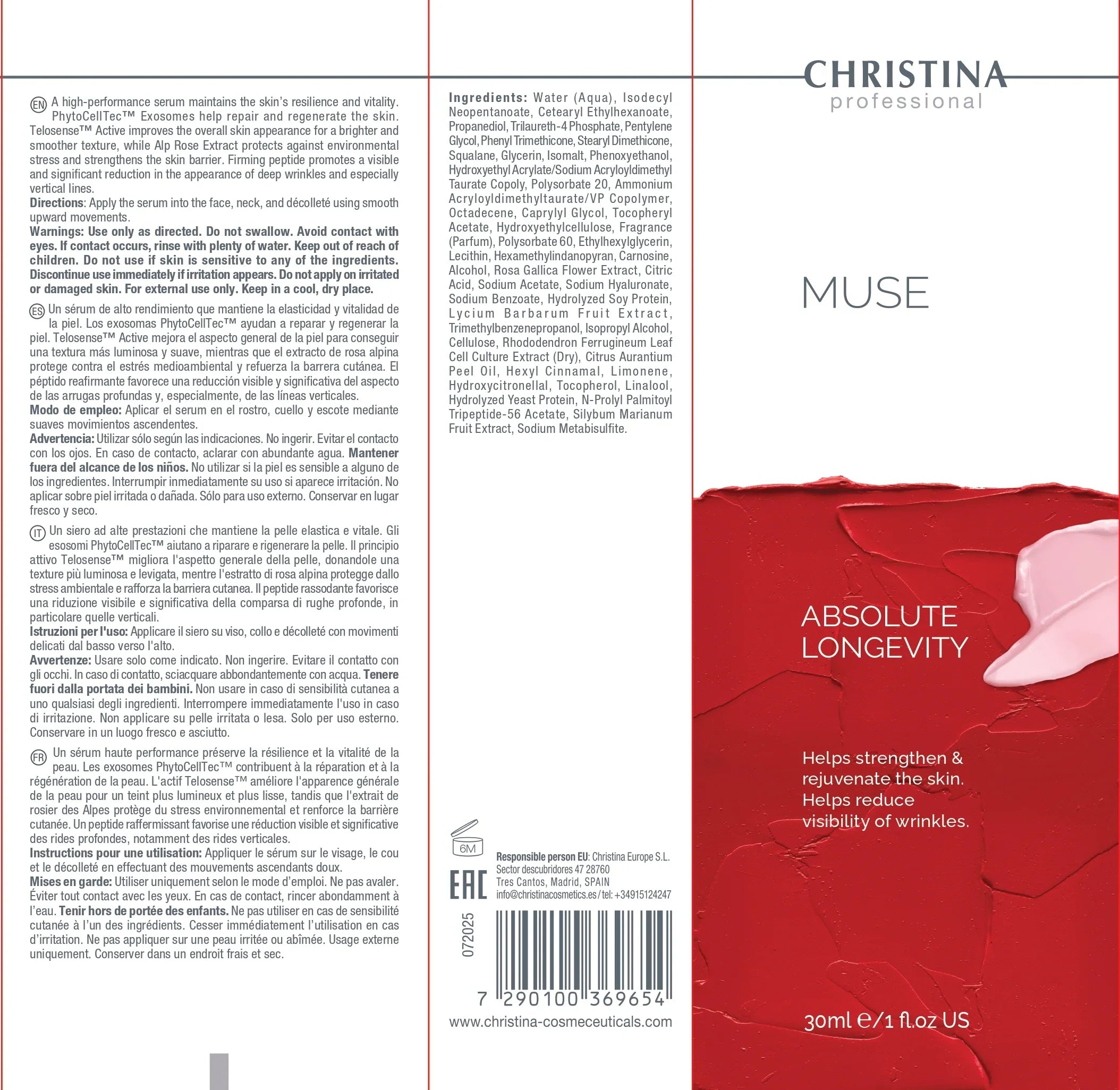 Christina Serum with Goji Muse Exosomes – Christina Cosmetics