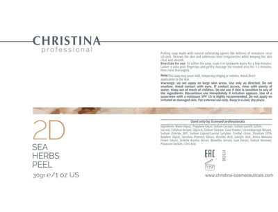 Christina Nude 2D Sea Herbs Peel – SPF