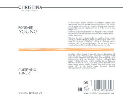 Skład i składniki aktywne toniku oczyszczającego Christina Forever Young 300ml